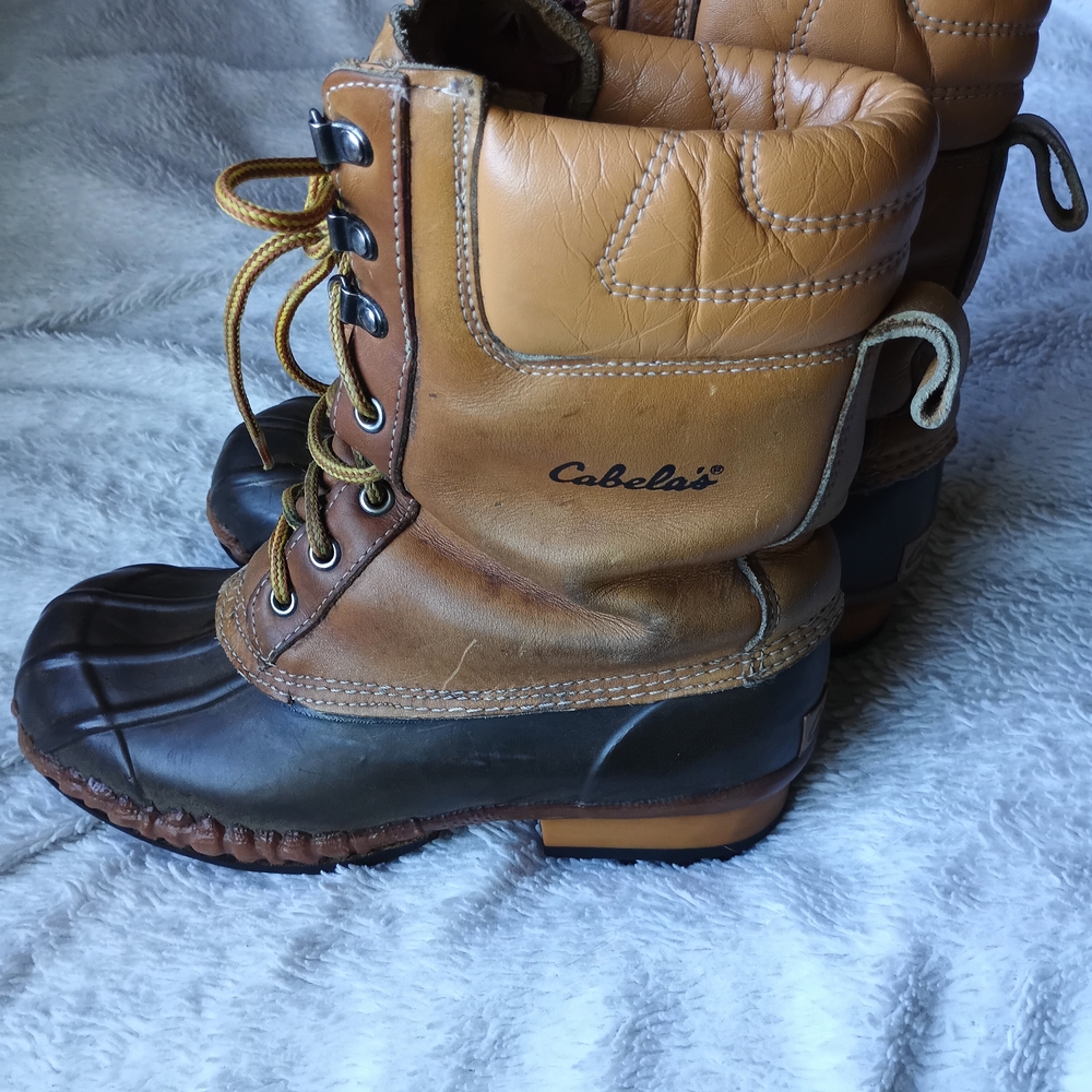 Cabela's Tan and Black Outdoor Boots